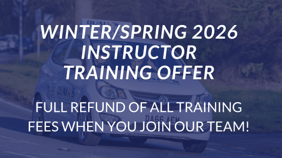 WINTER / SPRING 2026 - Learn to be a driving instructor with Quails